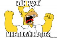 Иди нахуй Мне похуй на тебя