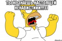 ТЫ НЕ ЗНАЕШЬ НАСТОЯЩЕЙ НЕНАВИСТИИИ!!!11 