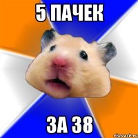 5 пачек за 38