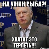 на ужин рыба?! хватит это терпеть!!!