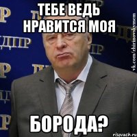 Тебе ведь нравится моя Борода?