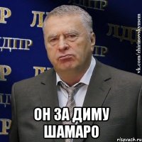  он за диму шамаро