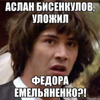 аслан бисенкулов, уложил федора емельяненко?!