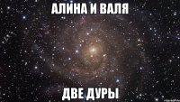 алина и валя две дуры