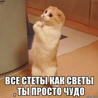  все стеты как светы , ты просто чудо