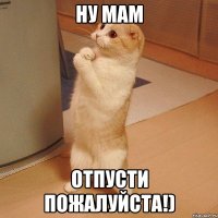 ну мам отпусти пожалуйста!)