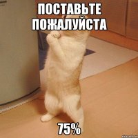 поставьте пожалуйста 75%