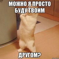 можно я просто буду твоим другом?