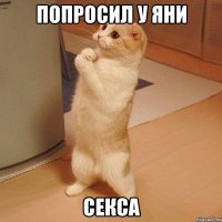 попросил у яни секса