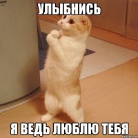 улыбнись я ведь люблю тебя