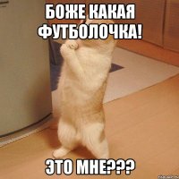 Боже какая футболочка! Это мне???