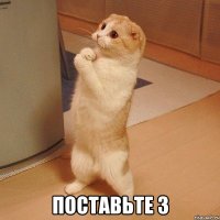  Поставьте 3