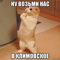 НУ ВОЗЬМИ НАС В КЛИМОВСКОЕ