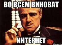 во всем виноват интернет