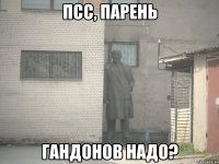 псс, парень гандонов надо?