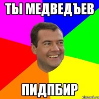 Ты МедведЪев пИдпбИр