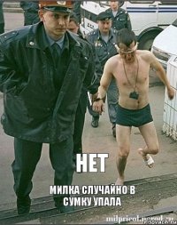 нет милка случайно в сумку упала