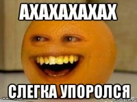 ахахахахах слегка упоролся