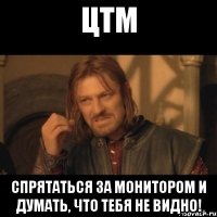 цтм спрятаться за монитором и думать, что тебя не видно!