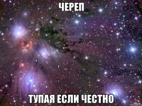 череп тупая если честно