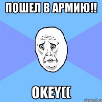 пошел в армию!! okey((