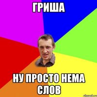 гриша ну просто нема слов