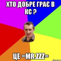 Хто добре грає в кс ? Це =MR.ZZZ=