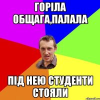 Горіла общага,палала Під нею студенти стояли