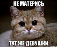 НЕ МАТЕРИСЬ ТУТ ЖЕ ДЕВУШКИ