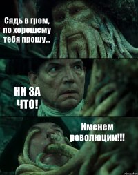 Сядь в гром, по хорошему тебя прошу... НИ ЗА ЧТО! Именем революции!!!