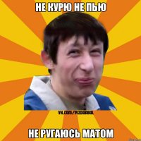 не курю не пью не ругаюсь матом