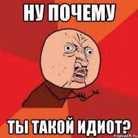 НУ ПОЧЕМУ ТЫ ТАКОЙ ИДИОТ?