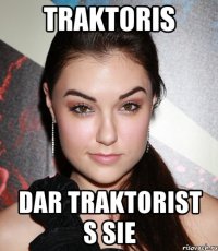 traktoris dar traktorist s sie