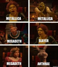 Metallica Megadeth Megadeth Metallica Slayer Anthrax