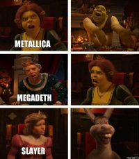 Metallica Megadeth Slayer   