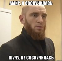 Амир, я соскучилась Шучу, не соскучилась