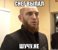 снег выпал шучу.не