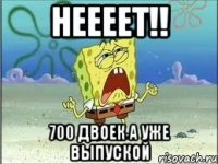 неееет!! 700 Двоек а уже выпуской