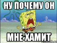 НУ ПОЧЕМУ ОН МНЕ ХАМИТ