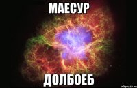 маесур долбоеб