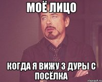 моё лицо когда я вижу 3 дуры с посёлка