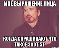 моё выражение лица когда спрашивают что такое 300т 5т