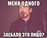 Меня одного Заебало это лицо?