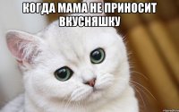 когда мама не приносит вкусняшку 