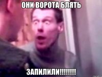 они ворота блять запилили!!!!!!!!