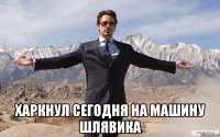  Харкнул сегодня на машину Шлявика