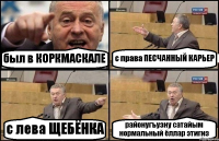 был в КОРКМАСКАЛЕ с права ПЕСЧАННЫЙ КАРЬЕР с лева ЩЕБЁНКА районугъузну сатайым нормальный ёллар этигиз