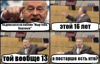 подписался на паблик "Ищу тебя. Воронеж" этой 16 лет той вообще 13 а постарше есть кто?