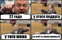 22 года у этого подруга у того жена а я что? а у меня yamaha r6.