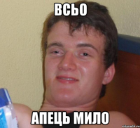 всьо апець мило